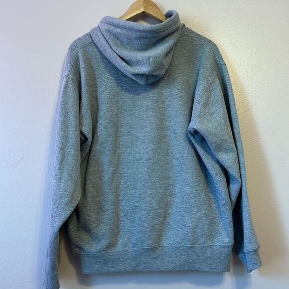 Universal Studios The Simpsons Duff Beer Can Holder Gray Hoodie Men's Sz Medium - Picture 4 of 11